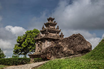 Ancient Temple on central Java, Indonesia