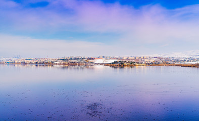  Lake Mogan with Golbasi City