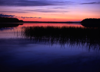 Obraz premium Nidzkie Lake, Masuria, Poland
