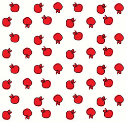 apples background pattern illustration