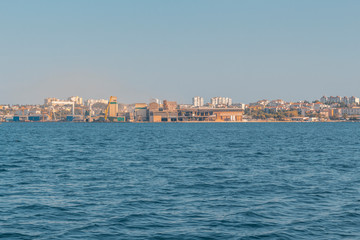 Fototapeta na wymiar view of the city of pula croatia