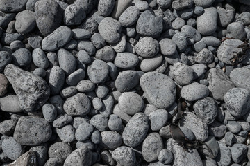 Grey Stones at the ocean