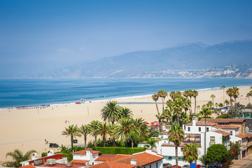 Ocean view in Santa Monica - obrazy, fototapety, plakaty