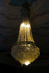 Vintage crystal lamp