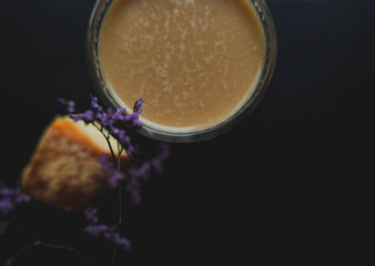 coffee with lavender 