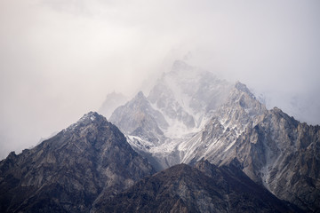 belle montagne dans la nature paysage vue du Pakistan