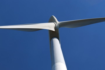 Wind energy turbine for electric power production. Galicia, Spain.