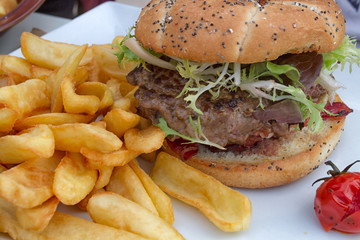 burger et frites
