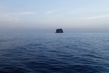 Fototapeta premium Castle on an island in the sea