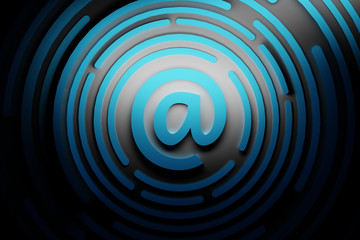 Large geometric shapes hexagons randomly arranged. Tinted image. 3d illustration.