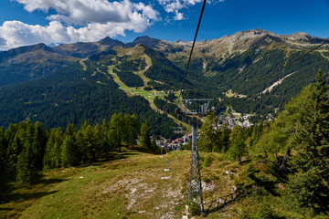 Mountains around Madonna di Campiglio Madonna di Campiglio in the summertime, Italy,Northern & Central Brenta mountain groups ,Western Dolomites, Trentino-Alto Adige, Italy