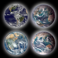 Planet Earth from space. Image elements furnished by NASA.	