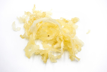 Dry white Seaweed on white