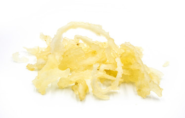 Dry white Seaweed on white