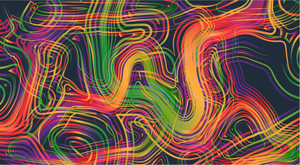 Colorful map of the world, vector illustration