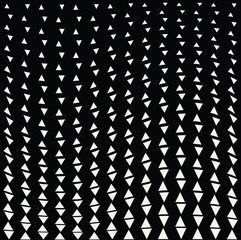 triangle halftone seamless pattern, minimal geometric background print texture