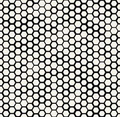 hexagon halftone seamless minimal design pattern, geometric background print texture