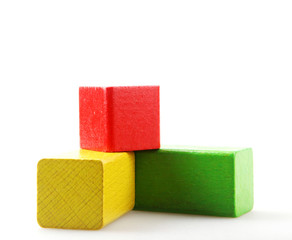 Colorful Wooden Building Blocks Toys