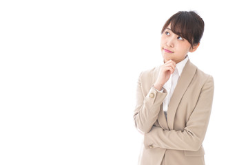 考えるビジネスウーマン