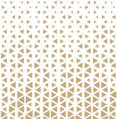 Fototapeta premium triangle halftone pattern, seamless geometric gradient border