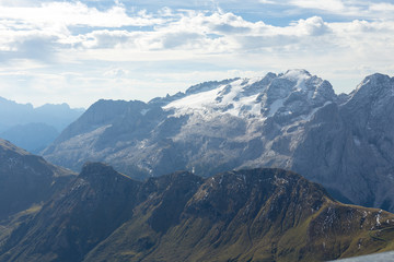 Dolomiti Mountains in Val di Fassa Italy