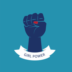 Girl power concept