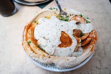 Hummus plate 
