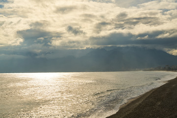 Fototapeta na wymiar Beach and seascape background