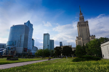 Fototapeta na wymiar Warsaw