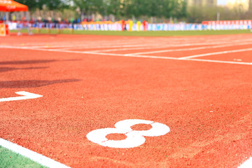 sports ground，A close-up