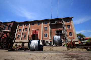 The plant and equipment of a coal mine