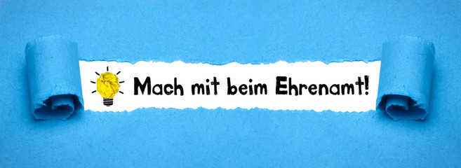 Mach mit beim Ehrenamt!