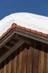 Schneelast auf Dach