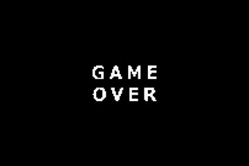 game over  ゲームオーバー