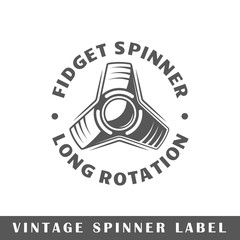 Fototapeta premium Spinner label
