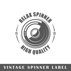 Spinner label
