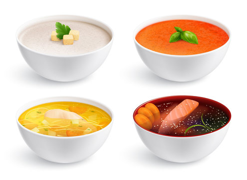 Soup Realistic Set