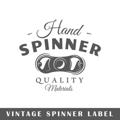 Spinner label