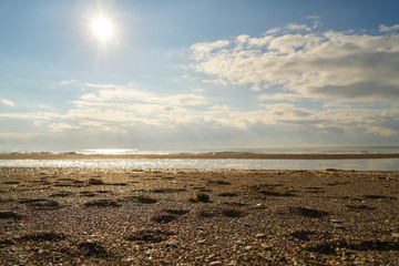 Seascape and beach background