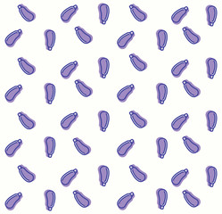 purple eggplants background pattern illustration