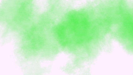 Fototapeta na wymiar Abstract green smoke backdrop. Art smoke brush. Green background