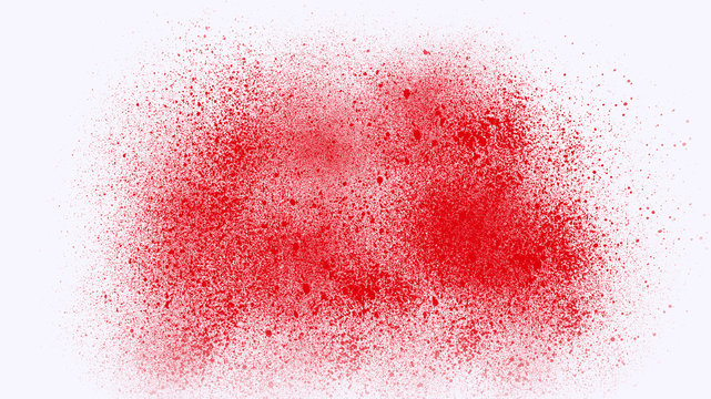 Abstract red watercolor splatter background. Art paint spray texture. Watercolor wallpaper
