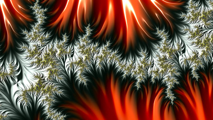 fractal design, digital art, Oriental pattern, geometric texture, Abstract background 