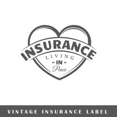 Insurance label