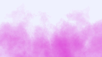 Obraz premium Abstract pink smoke on the white background. Art pink brush