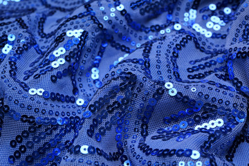 Obraz premium Clothes with sequins, closeup