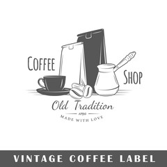 Coffee label