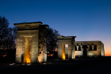 Obraz premium Templo de Debod, Madrid