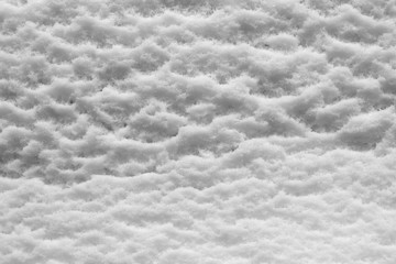 Snow surface ripples texture snowfall car detail
