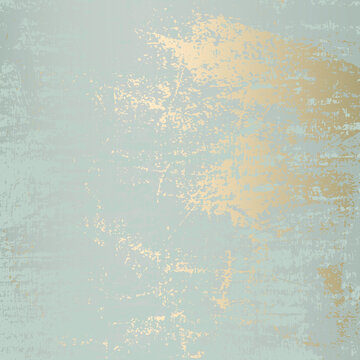 Abstract Grunge Pattina effect Pastel Gold Retro Texture. Trendy Chic Background made in Vector for your design